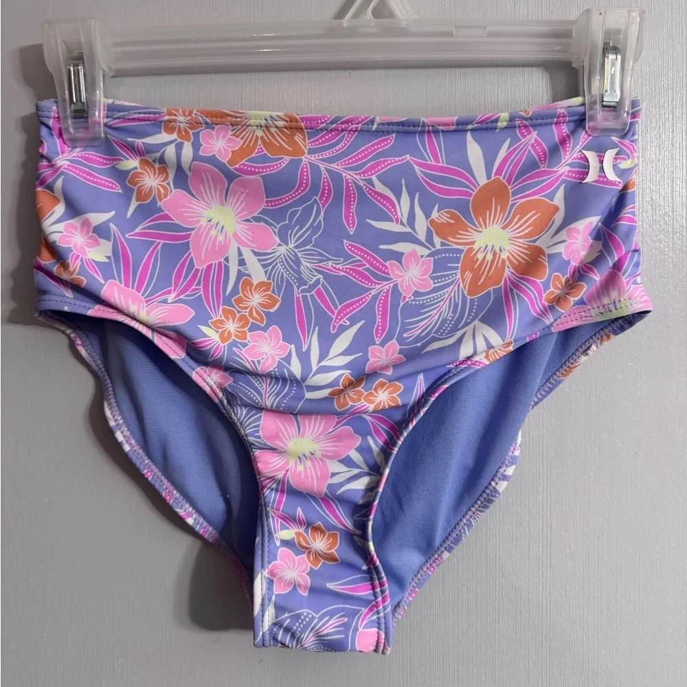 Hurley Kids Floral Bikini Swimwear Set Size Large